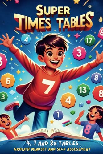 Cover of Maths Mania: 4, 7 and 8 Times Tables